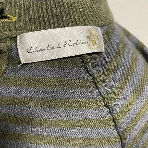 Anthropologie Charlie and Robin striped open-back sweater in Size XS - Picture 6 of 7